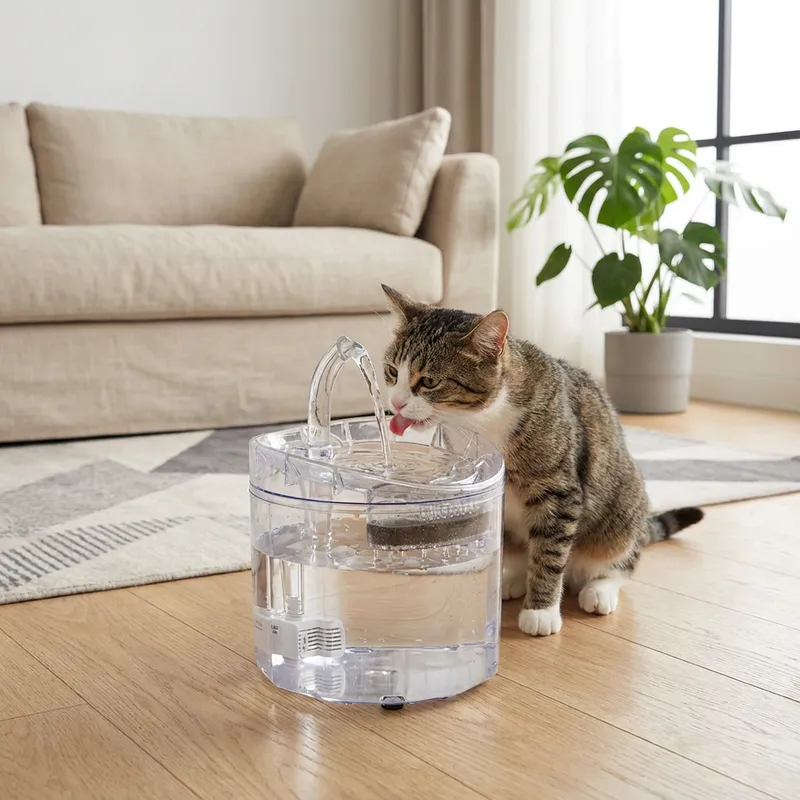 Kedi ve Küçük Irk Köpek Otomatik Sirkülasyonlu Su Sebili