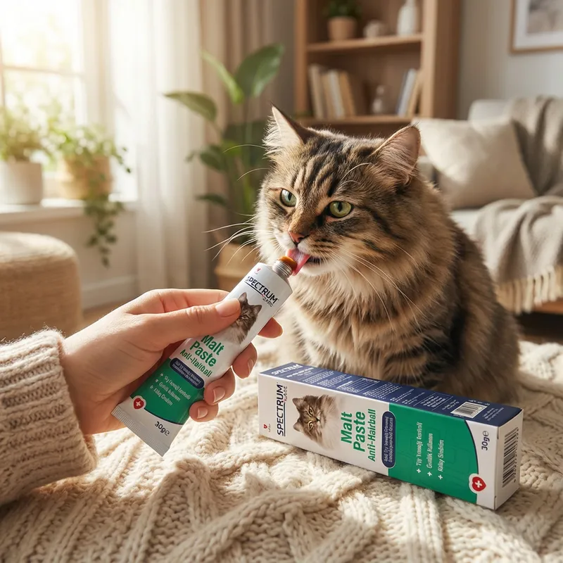 Spectrum Kedi Tüy Yumağı Önlemeyi Destekleyen Malt Macunu 30gr