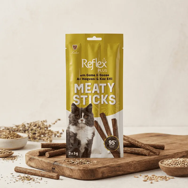 Meaty Sticks / Av Hayvanı ve Kaz Etli Çubuk 3x5 Gr