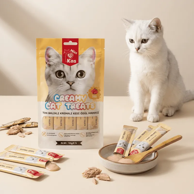 Miss Kas Ton Balıklı Kremalı Kedi Ödül Maması 15gx5