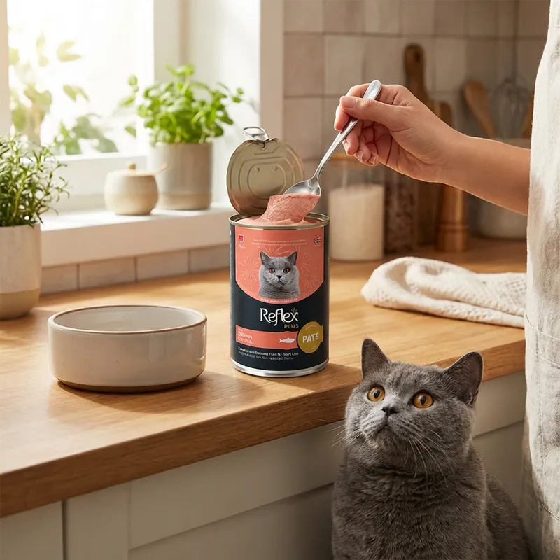 Reflex Plus Pate Somonlu Yetişkin Kedi Maması 395 Gr