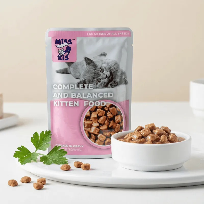 Miss Kis Premium Pouch Tavuklu Yavru Kedi Konservesi 80 gr