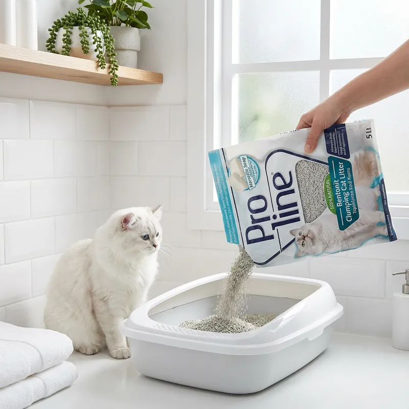 Proline Marsilya Sabunu Kokulu Bentonit Kedi Kumu 5 Lt