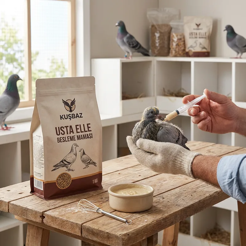 KUŞBAZ USTA ELLE BESLEME MAMASI 1 KG