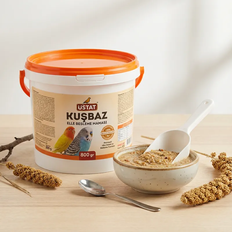 KUŞBAZ ÜSTAT ELLE BESLEME MAMASI 800 GR