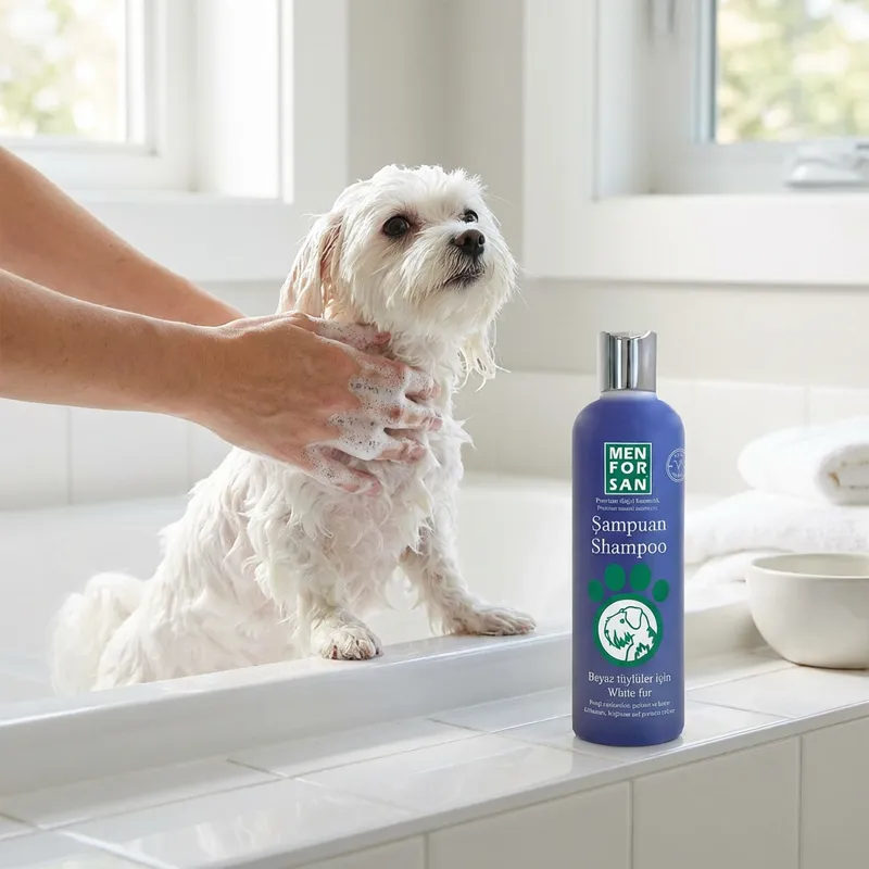 MENFORSAN BEYAZ TÜYLERE ÖZEL KÖPEK ŞAMPUANI 300ML