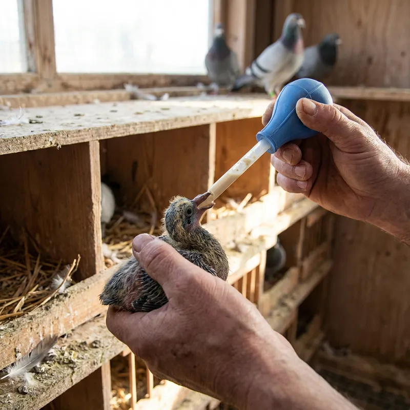 YAVRU GÜVERCİN BESLEME POMPASI