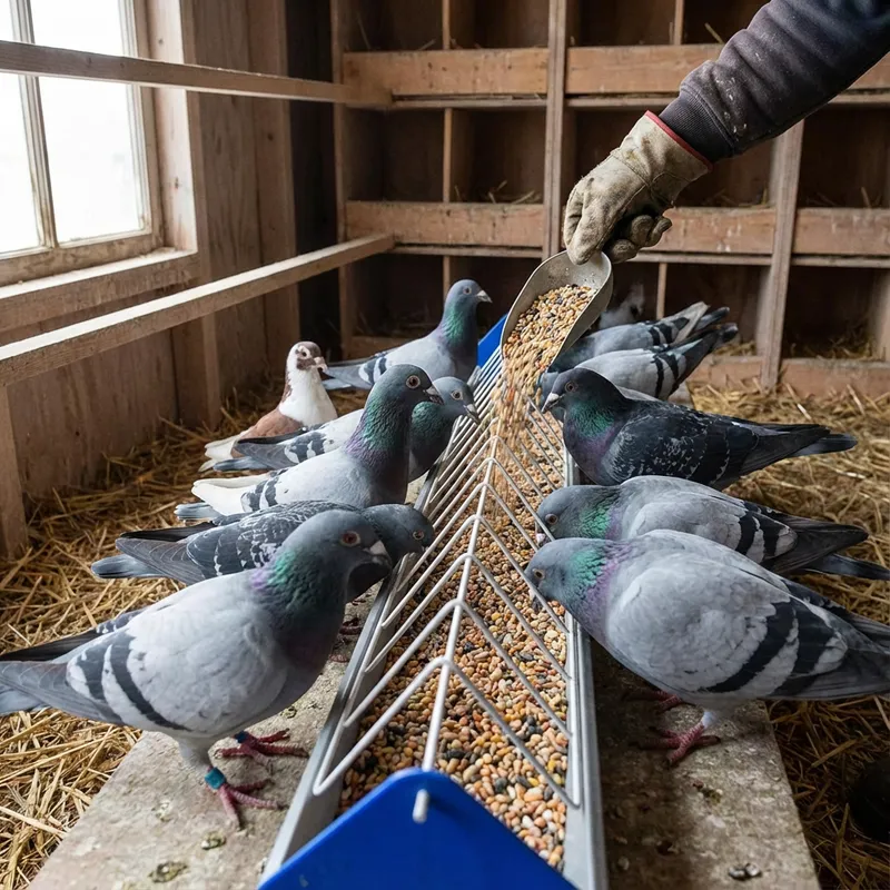 GÜVERCİN YEMLİĞİ 75 CM OLUKLU