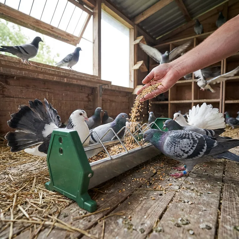 GÜVERCİN YEMLİĞİ 25 CM METAL