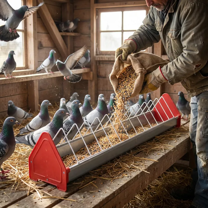 GÜVERCİN 1 METRE OLUKLU YEMLİK