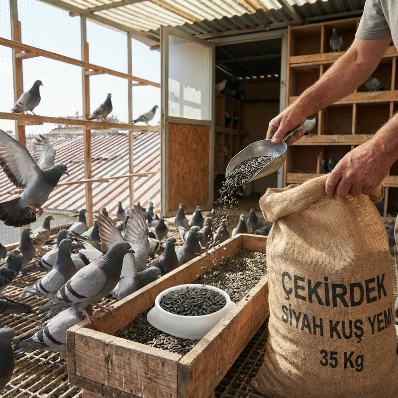 ÇEKİRDEK SİYAH KUŞ YEMİ 35 Kg