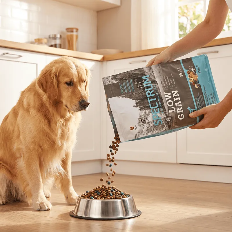 Spectrum Somonlu ve Yaban Mersinli Orta ve Büyük Irk Düşük Tahıllı Yetişkin Köpek Maması 2,5 kg