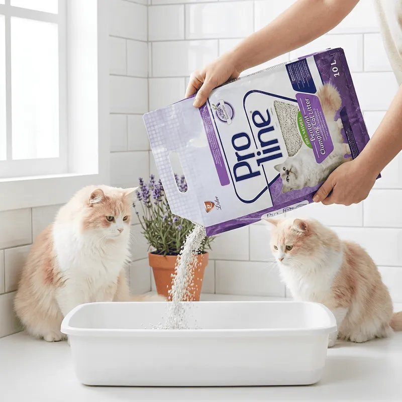 Proline Bentonit Lavanta Kokulu Kedi Kumu 10 lt