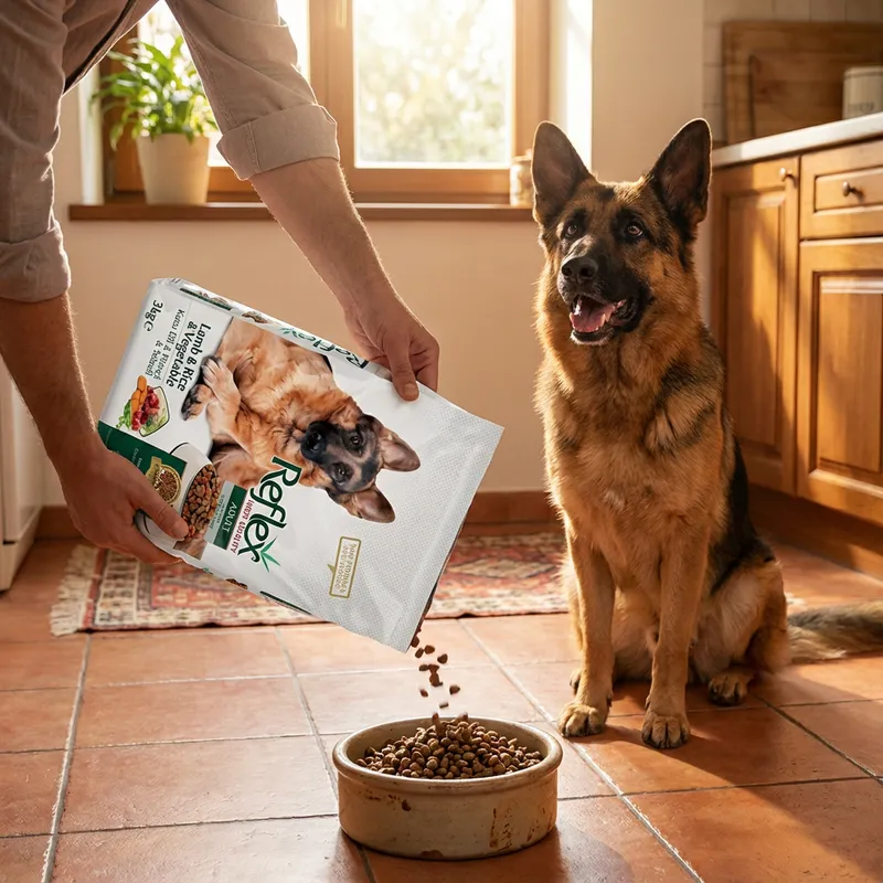 Reflex Kuzu Etli Pirinçli Ve Sebzeli Yetişkin Köpek Maması 3 kg