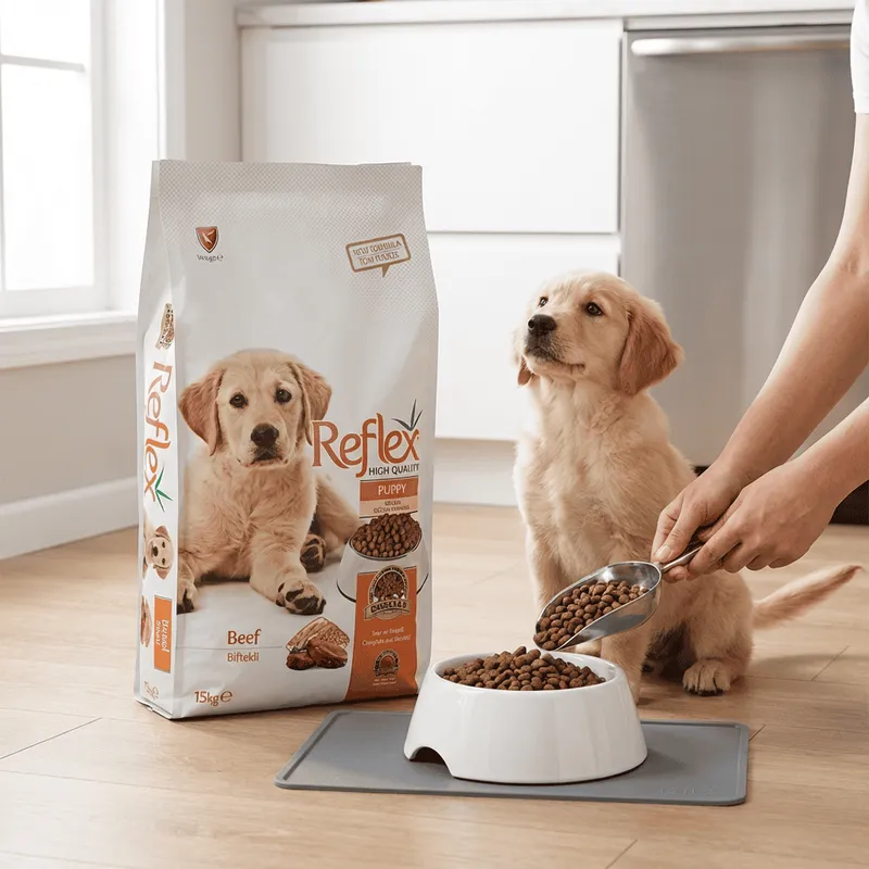Reflex Puppy Biftekli Büyük Irk Yavru Köpek Maması 15 kg