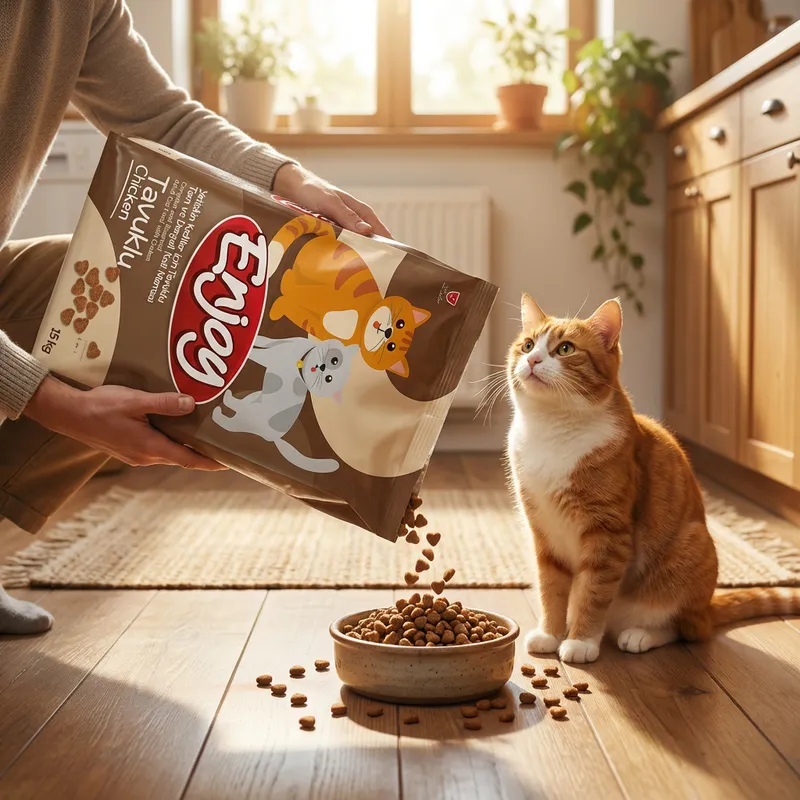 Enjoy Tavuklu Yetişkin Kedi Maması 15 kg